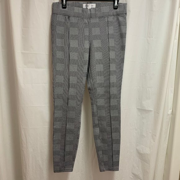 Old Navy Stevie Pant Dressy Gray Plaid Design NWOT Medium - Picture 2 of 11